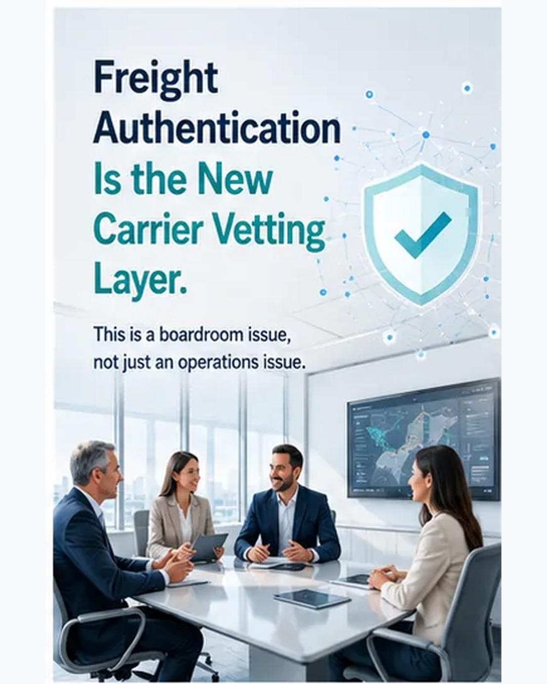 Freight Authentication Is the New Carrier Vetting Layer.