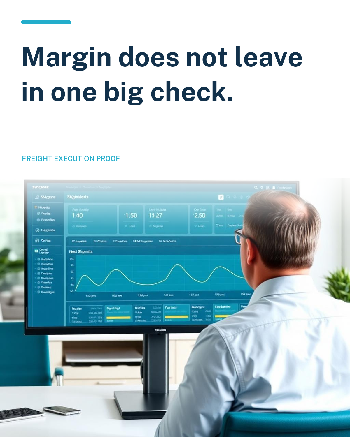 Margin does not leave in one big check.