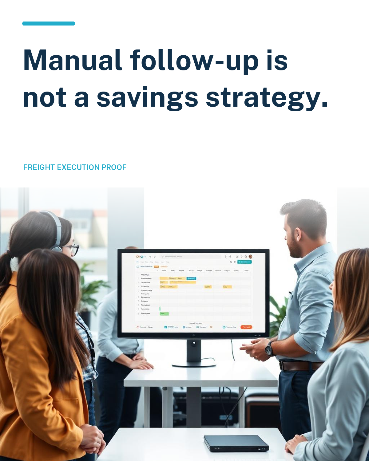 Manual follow-up is not a savings strategy.