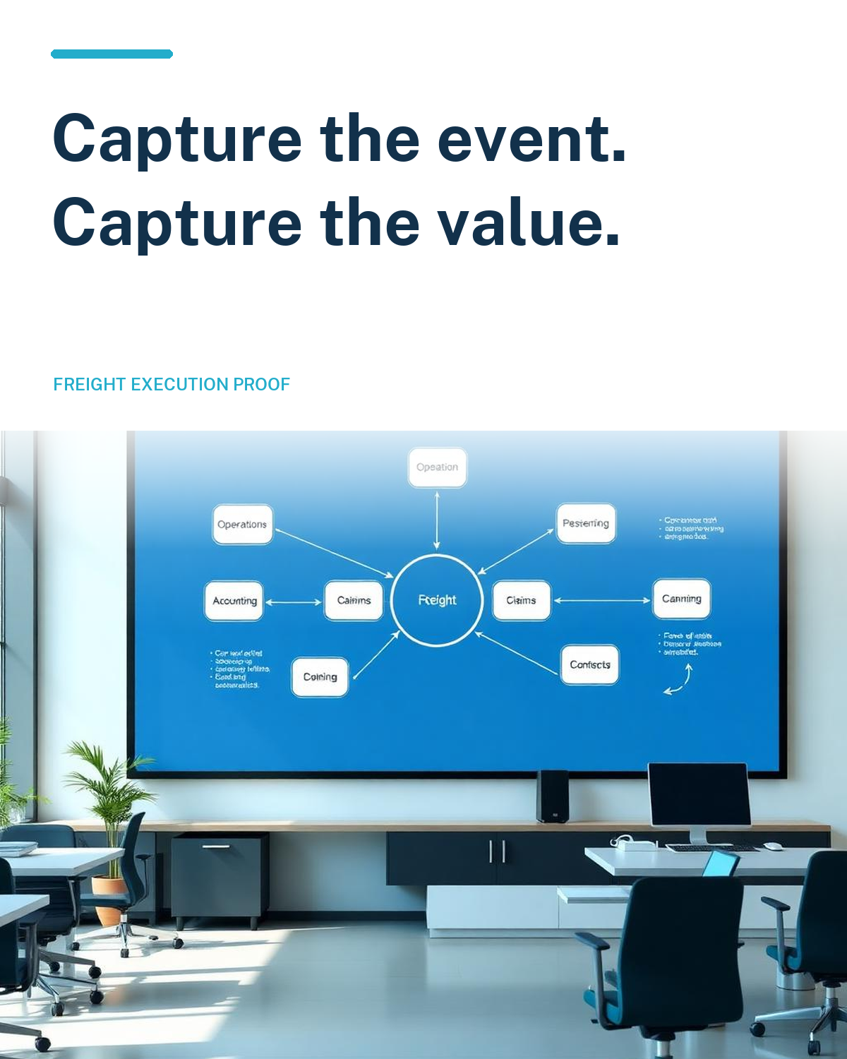 Capture the event. Capture the value.