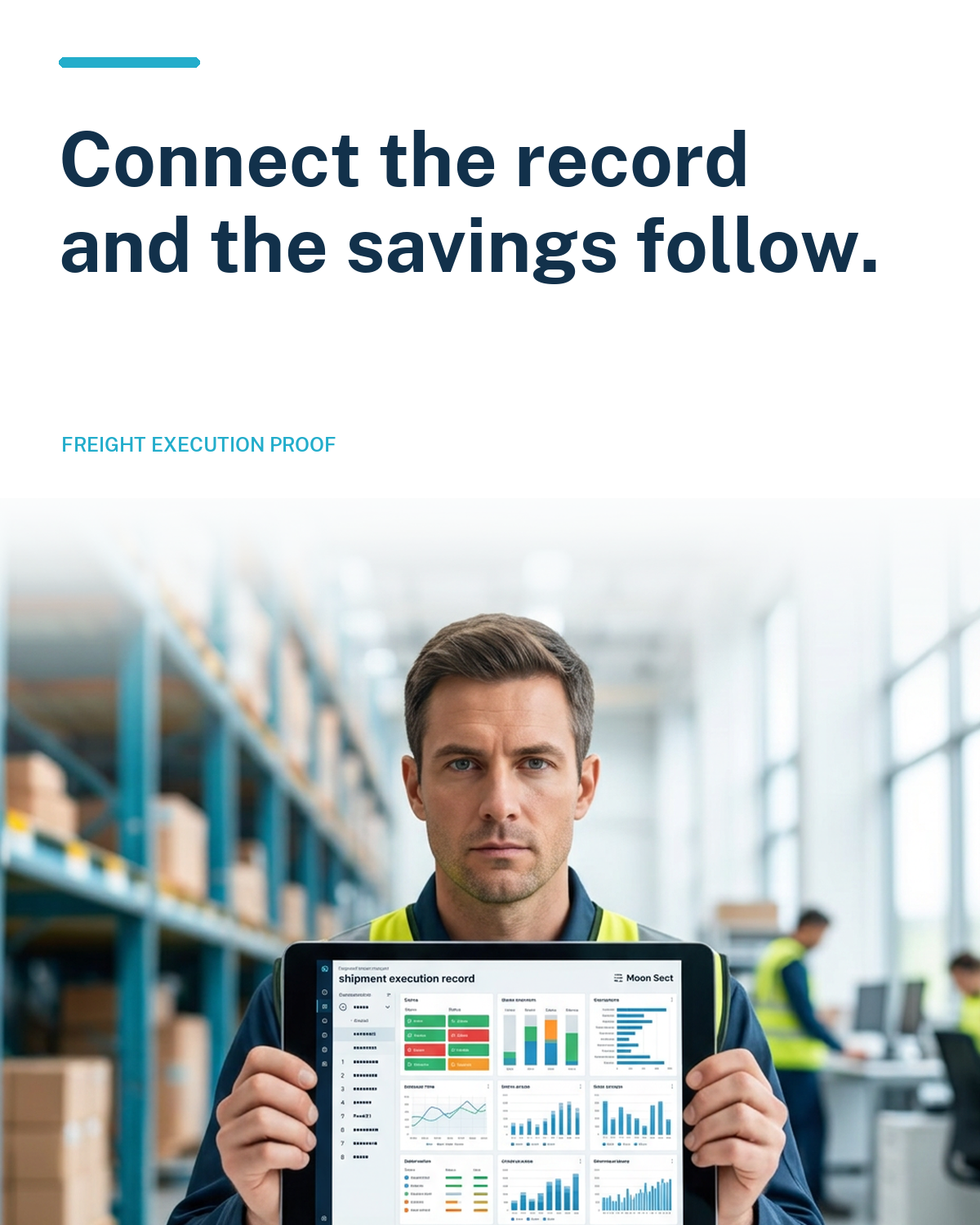Connect the record and the savings follow.