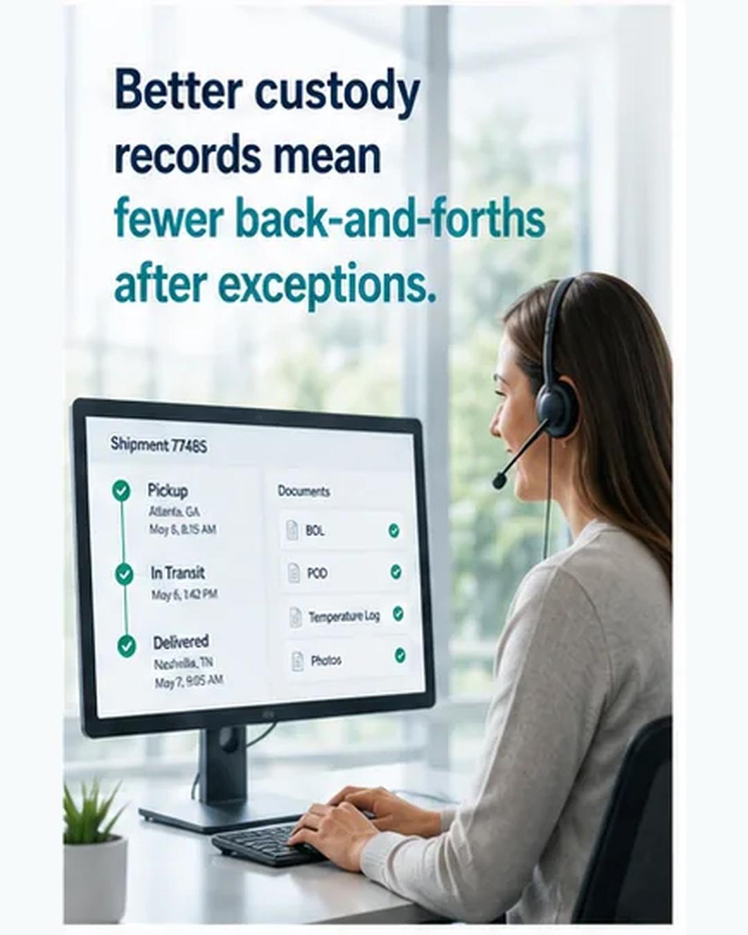 Better execution records mean fewer back-and-forths after exceptions.