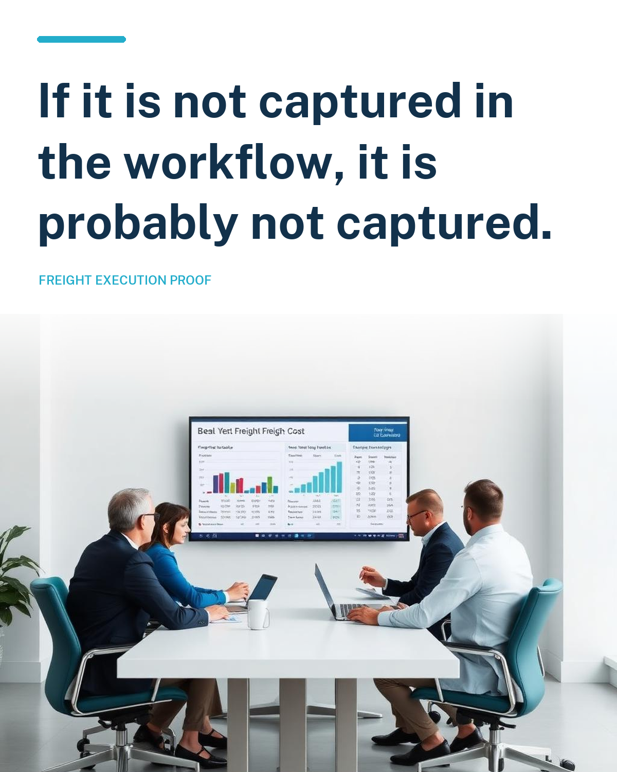 If it is not captured in the workflow, it is probably not captured.